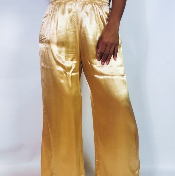 🚫SOLD🚫Satin Pajama Pants - Picture 2 of 5